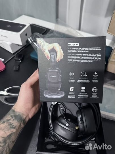 Наушники Marshall major 4+бесплатная доставка