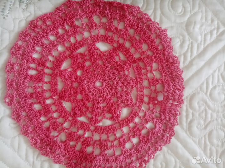 Вязаные салфетки