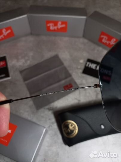 Очки Ray-Ban Aviator серебро + доставка