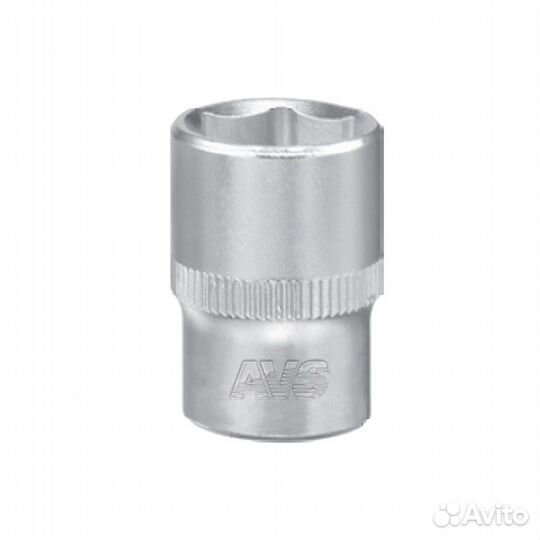 Головка торцевая 6-гранная 1/4''DR (11 мм) AVS H01