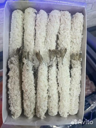 Креветки Торпеда в панировке