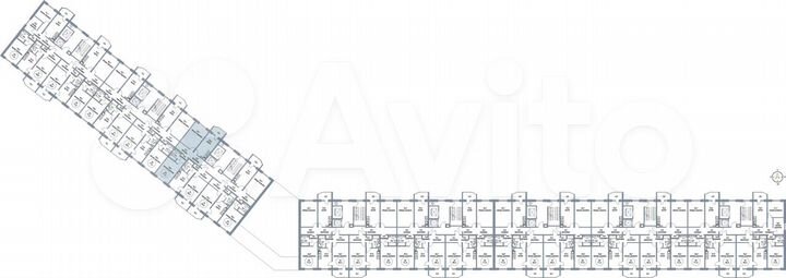 2-к. квартира, 71,3 м², 6/17 эт.