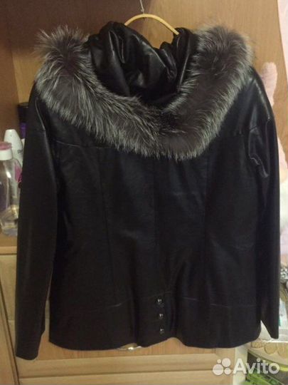 Куртка кожаная женская