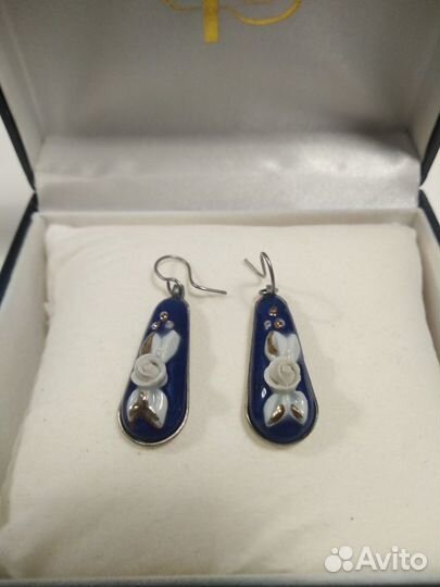 Серьги Кулон СССР Чехословакия Винтаж