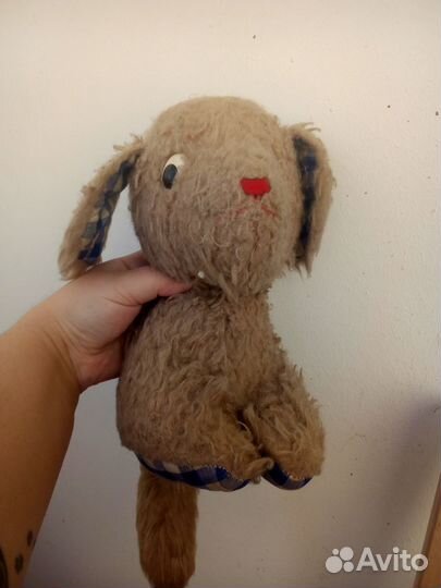 Игрушка мягкая собака СССР