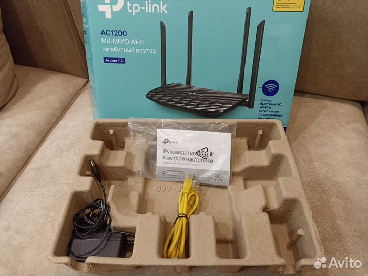 Гигабитный WiFi роутер TP-Link Archer C6