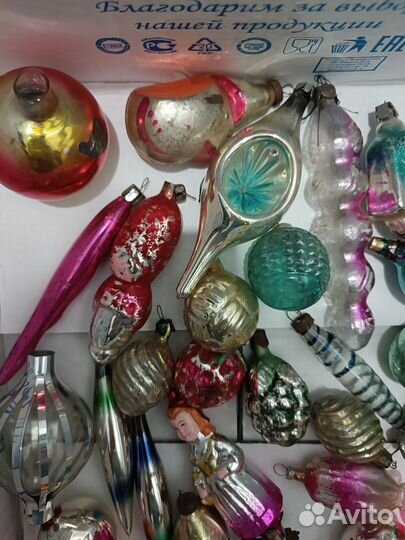 Елочные игрушки СССР в реставрацию