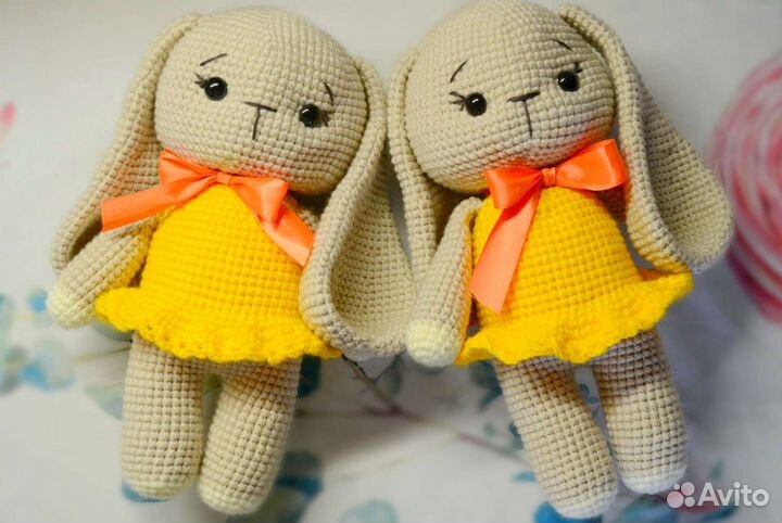 Мягкая игрушка зайчик