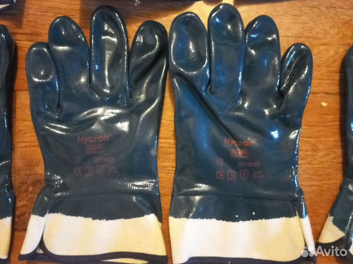 Перчатки прорезиненные