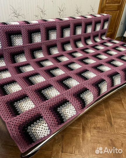 Плед ручной работы