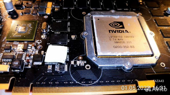 Продам на запчасти zotac GTX-285 1GB 512bit DDR3