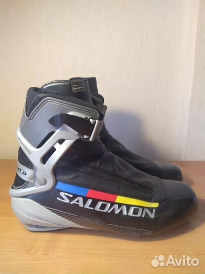 Коньковые лыжные ботинки salomon pilot
