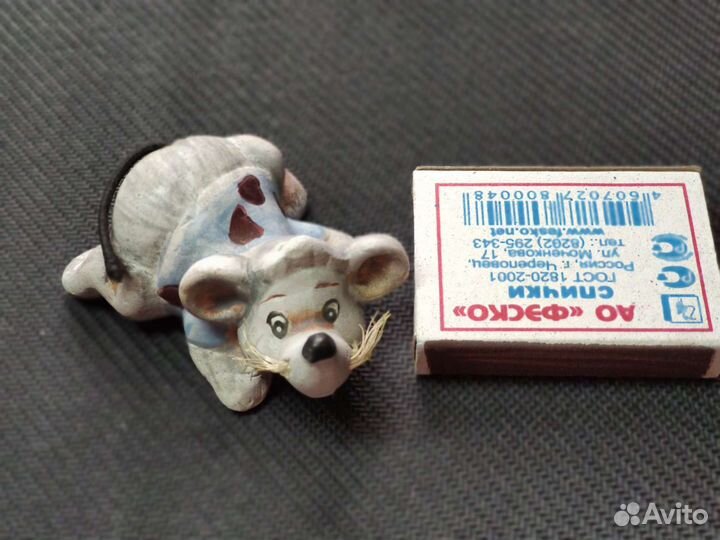 Фигурки мышей, керамика