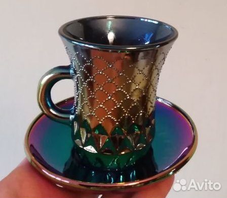 Стеклянные кофейные пары (СССР), бокалы