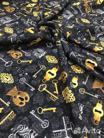 Отрез ткани натуралтньный шелк Италия