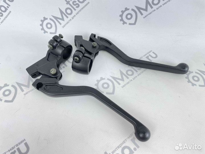 Ручки Минск тормоза/сцепления с кронштейнами черны