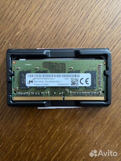 Оперативная память SO-dimm ddr4 4gb 1600 Мгц