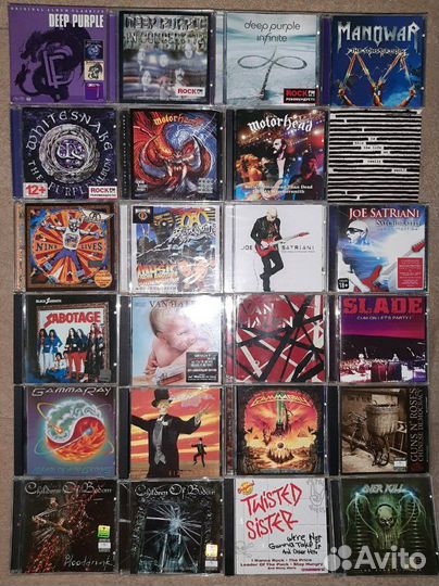 CD диски rock,POP,metal лицензия