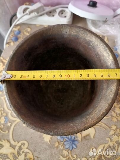 Ступка старинная,чугунная