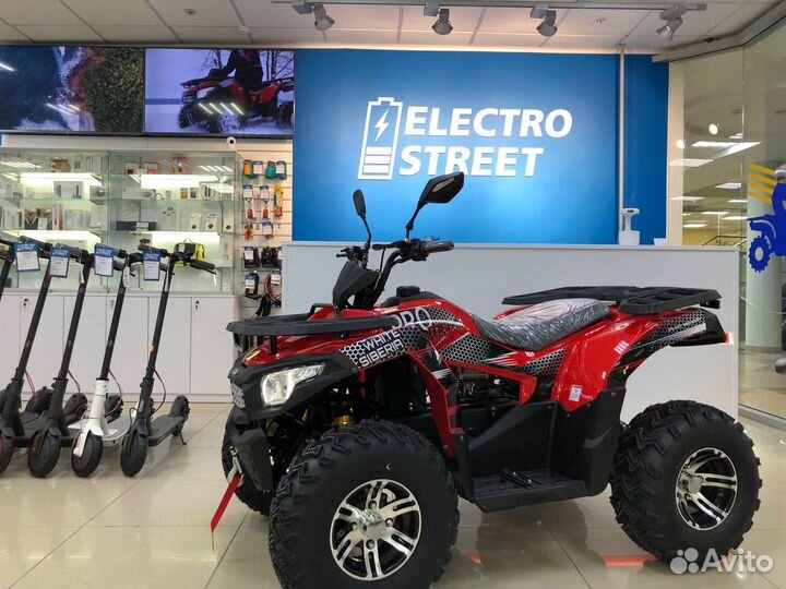 Электроквадроцикл White Siberia Sneg PRO MAX 6000W