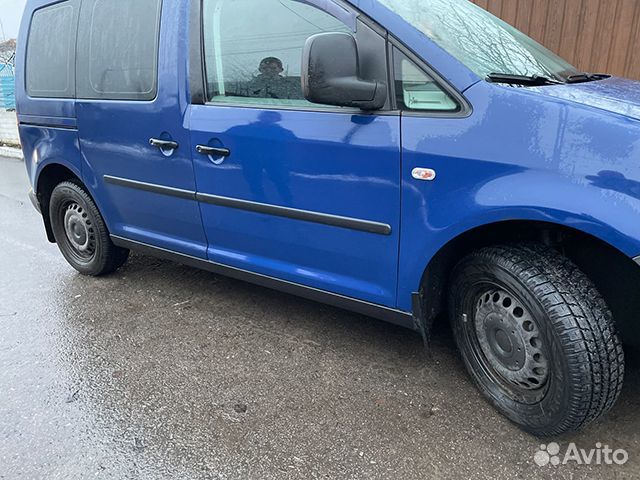 Накладка на пороги Volkswagen Caddy 3