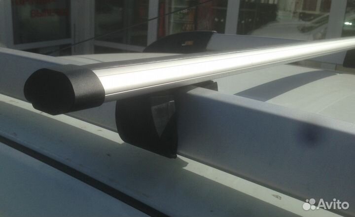 Багажник на рейлинги широкие