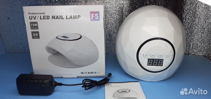 Уф лампа Sun для сушки и наращивания 72w для Профи
