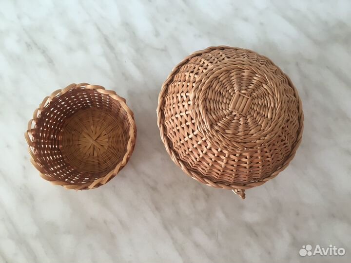 Корзинки и вазочки из дерева ручной работы