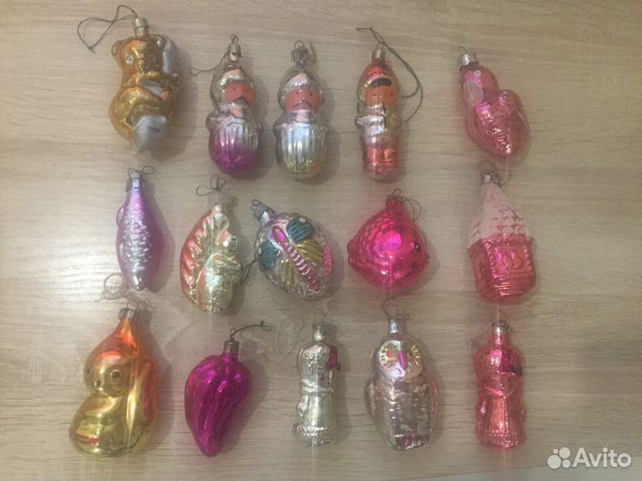 Редкие елочные игрушки СССР 1950-е г. часть 3