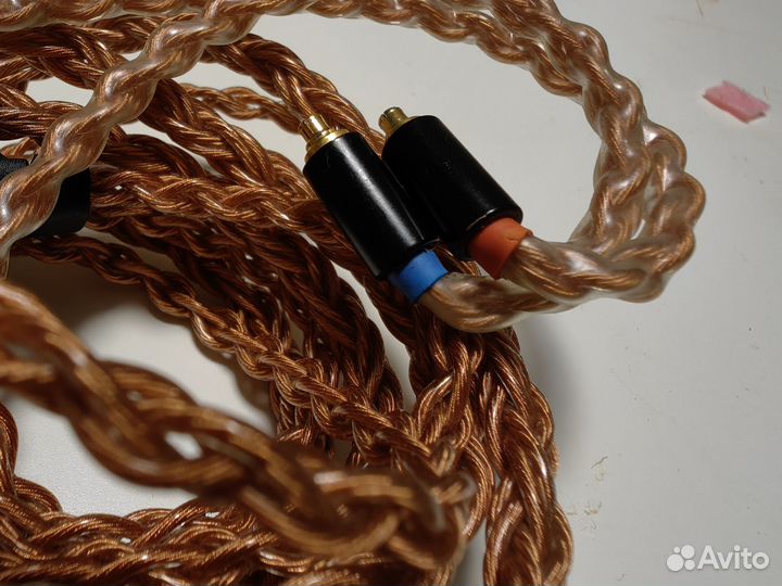 Кабель для наушников кастомный ruaudio 2.5 mmcx