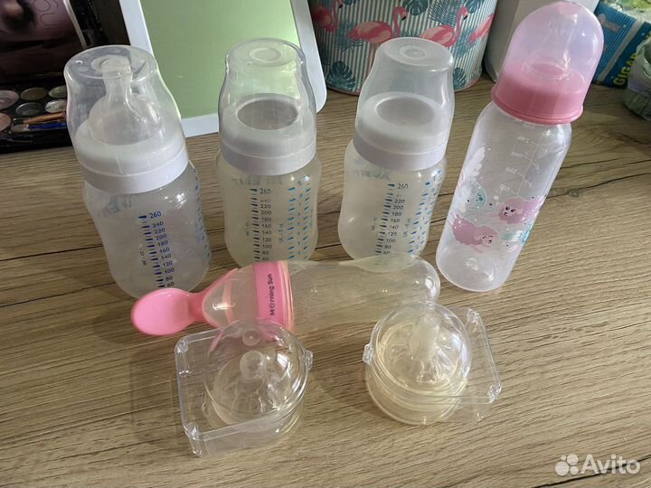 Бутылочки для кормления avent пакетом