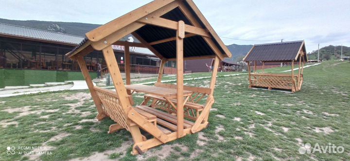 Беседка, садовая, дачная, деревянная