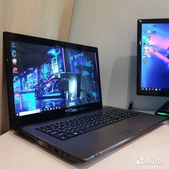 Нотбук Acer 17.3 SSD/HDD RAM12GB intel 2.5GHZ