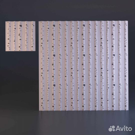 Гипсовая 3D панель 