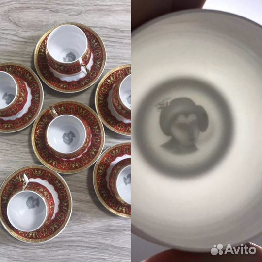 Тончайший фарфор, кофейный сервиз