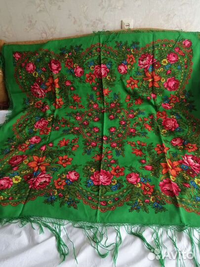 Платок СССР шерсть, хлопок 40г60г80г