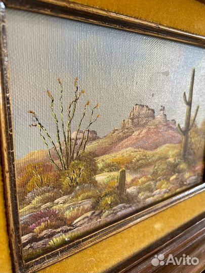 Старинная картина, холст, масло