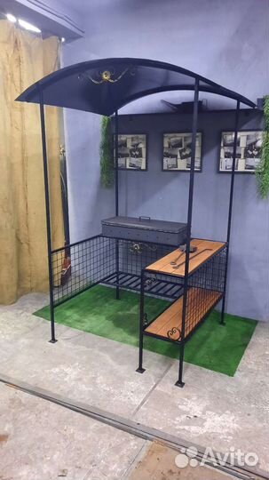 Мангал с крышей. Новый