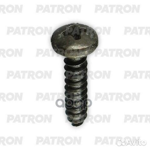 Винт металлический черн кругл шляпка под крест