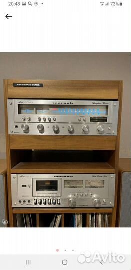 Ресивер,дека Marantz, Braun колонки с ориг стойкой