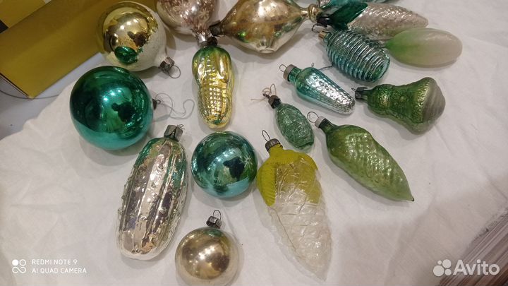 Елочные игрушки СССР лотом- набор