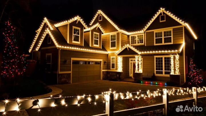 Гирлянда бахрома 12 метров