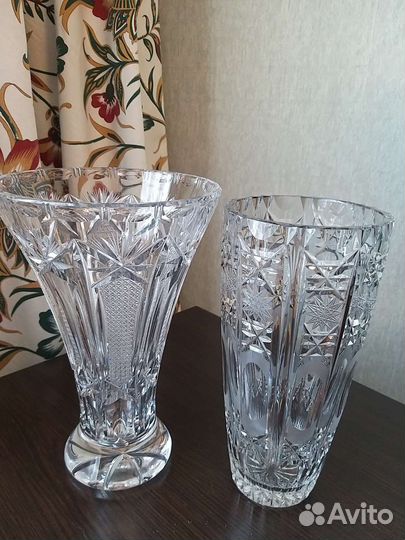 Вазы, хрусталь GDR