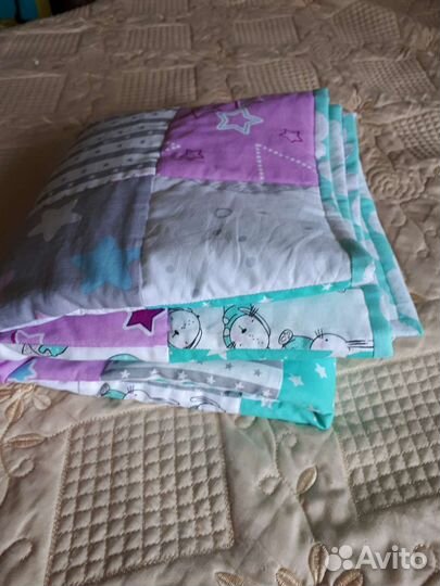 Детское Лоскутное одеяло (в технике пэчворк)