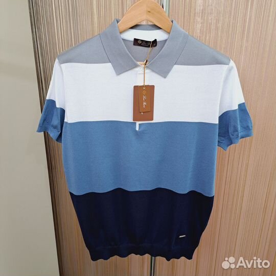 Футболка поло loro piana premium