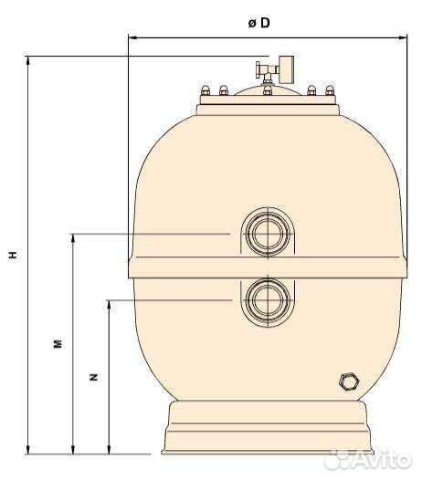 Фильтр для бассейна IML FS-450
