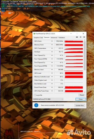 KFA2 GeForce RTX 3060 X Black на гарантии