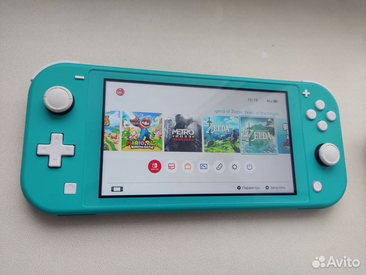 Прошитая NIntendo Switch Lite 256+32Gb+игры