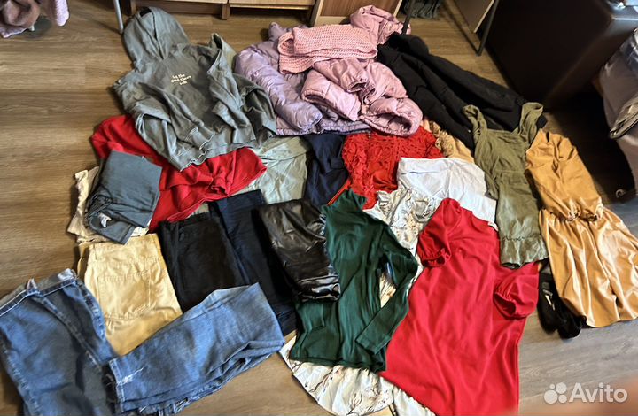 Огромный пакет женской одежды