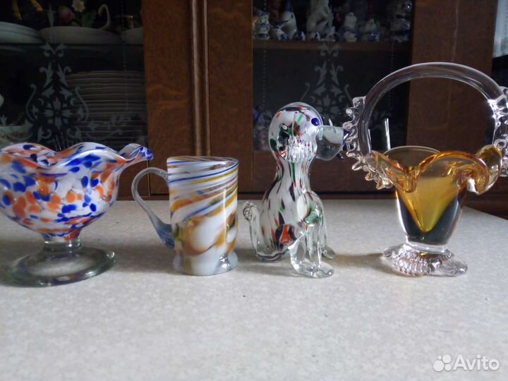 Ваза для фруктов на ножке, кувшин,креманки